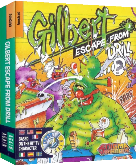 Gilbert - Escape From Drill — box-3D (EU)