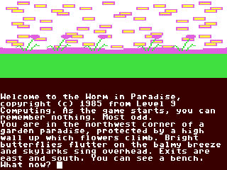 Worm In Paradise, The — ss (WOR)