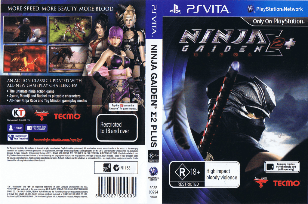 Ninja Gaiden Sigma 2 Plus — box-texture (EU)