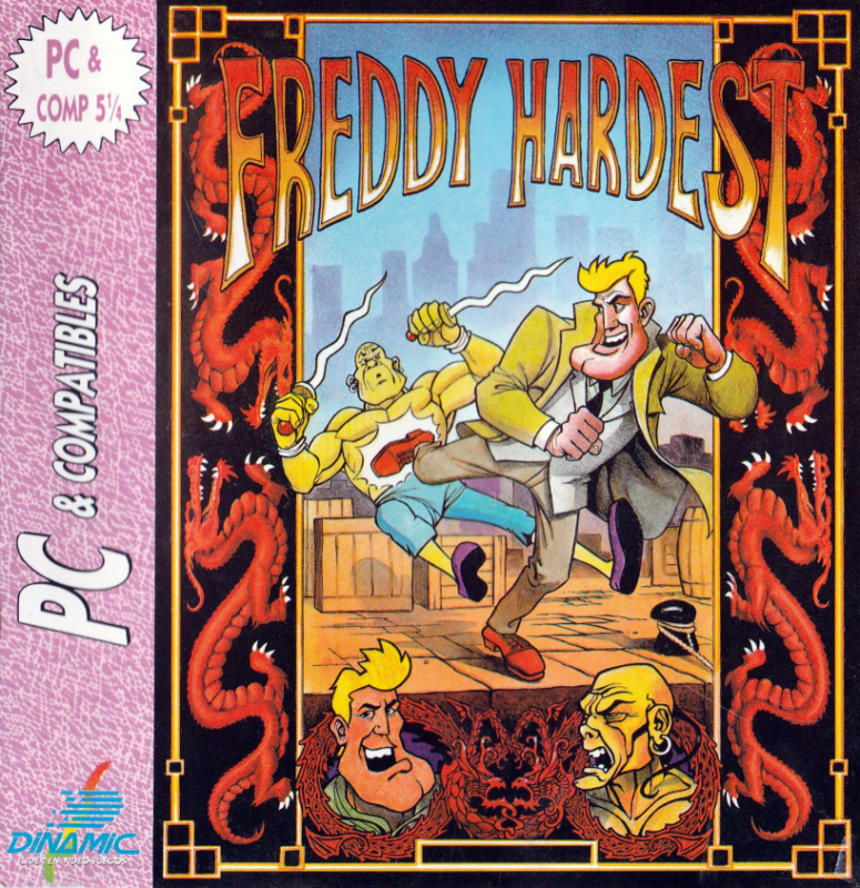 Freddy Hardest en Manhattan Sur box art