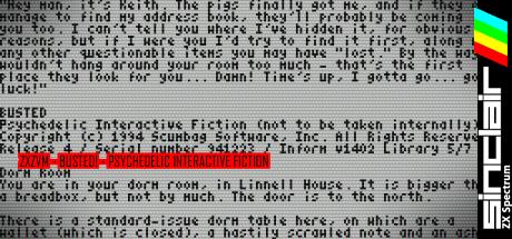 ZxZvm - Busted! - Psychedelic Interactive Fiction — steamgrid