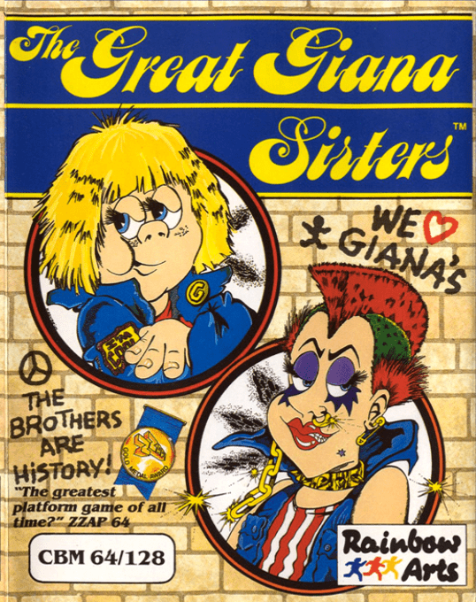 The Great Giana Sisters — box-2D (UK)