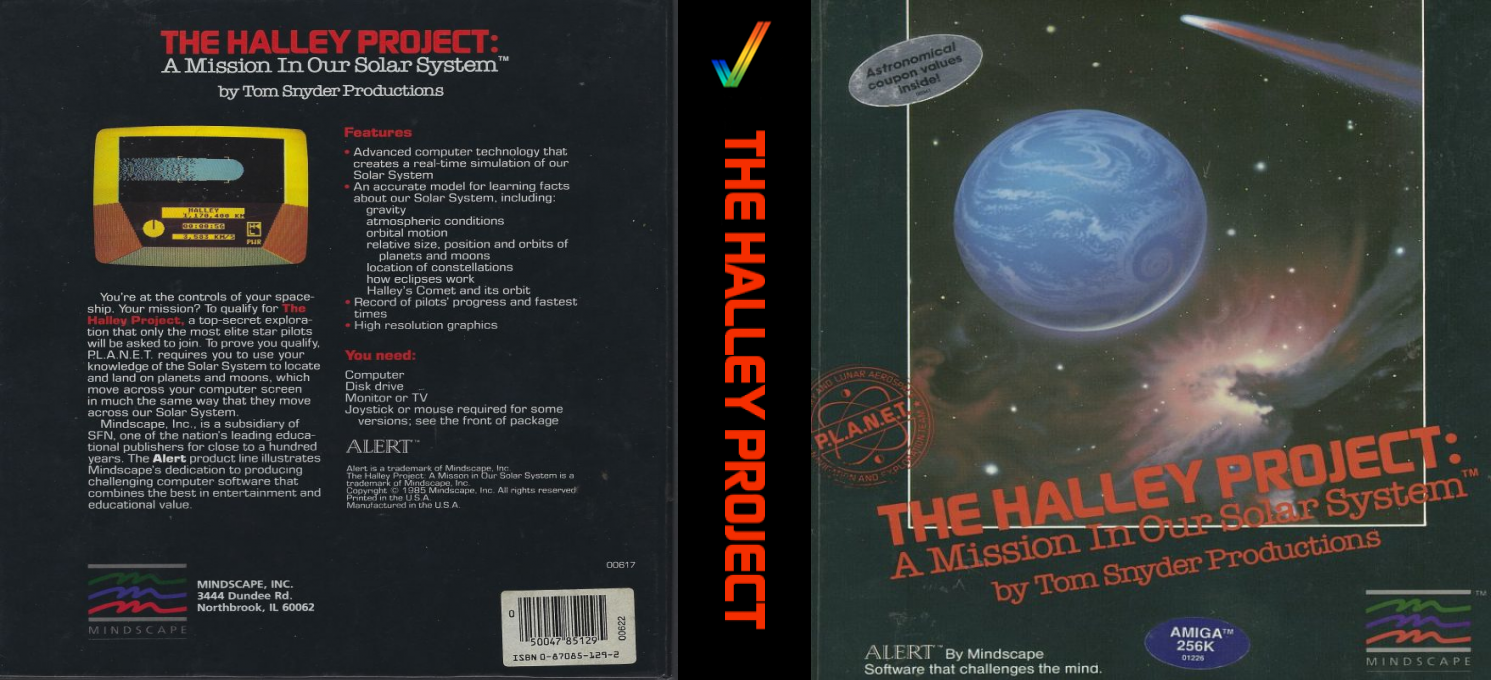 Halley Project, The - A Mission in Our Solar System — box-texture (CUS)