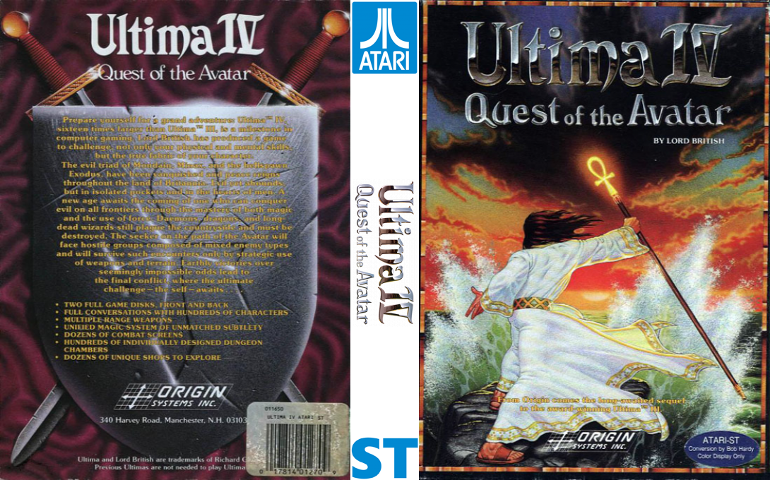 Ultima 4 - Quest Of The Avatar — box-texture (US)