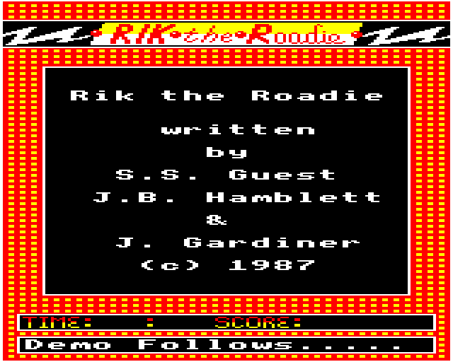 Rik The Roadie — sstitle (EU)
