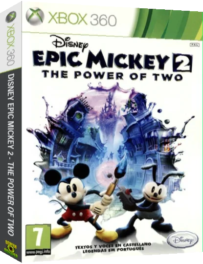 Disney Epic Mickey 2 - The Power of Two — box-3D (EU)