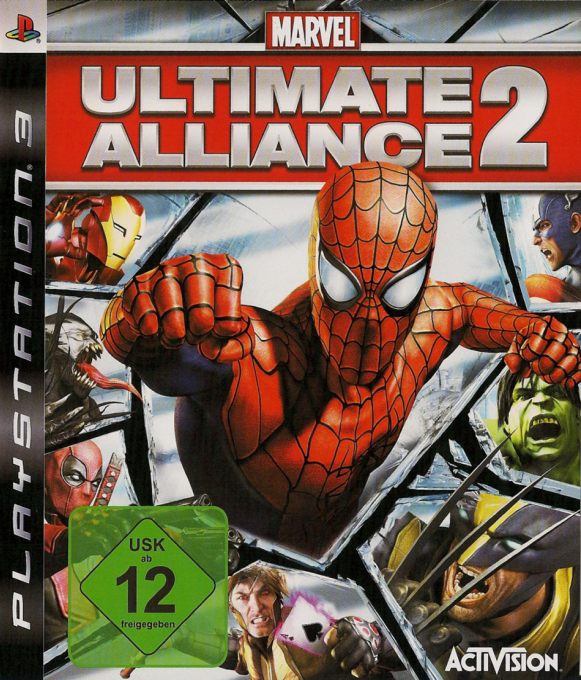 Marvel - Ultimate Alliance 2 — box-2D (DE)