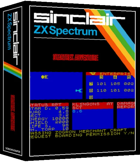 Startrek Adventure — box-3D (SS)