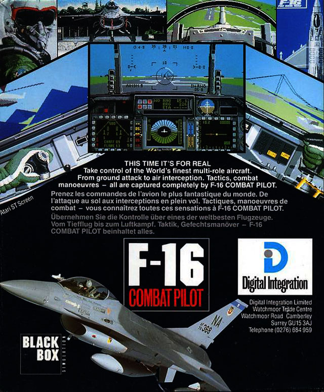 F-16 Combat Pilot — box-2D-back (EU)
