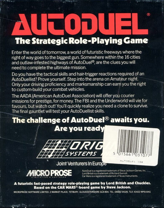 AutoDuel — box-2D-back (EU)