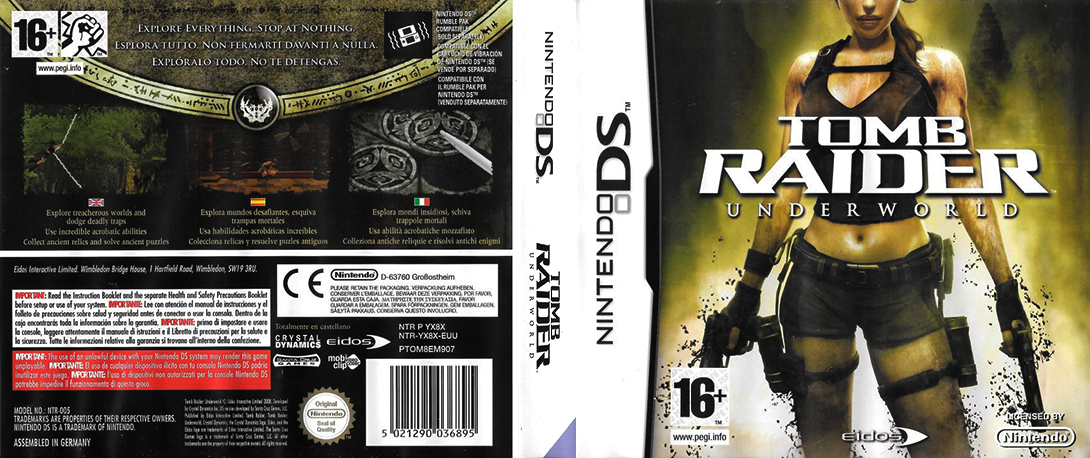 Tomb Raider - Underworld — box-texture (EU)