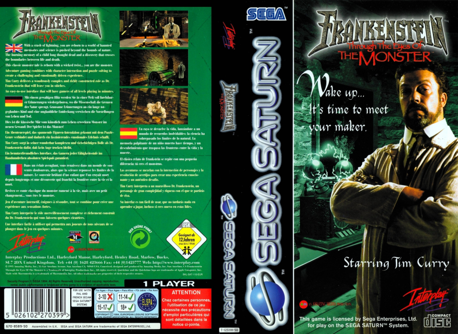 Frankenstein - Through the Eyes of the Monster — box-texture (EU)