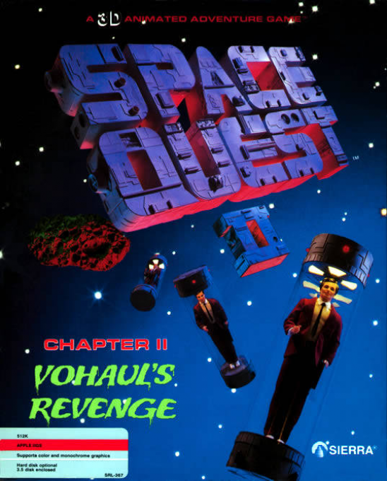 Space Quest 2 - Chapter 2 - Vohaul's Revenge box art