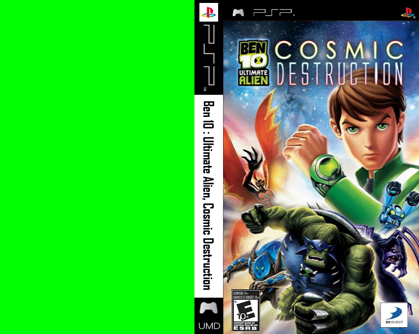 Ben 10 - Ultimate Alien - Cosmic Destruction — box-texture (US)