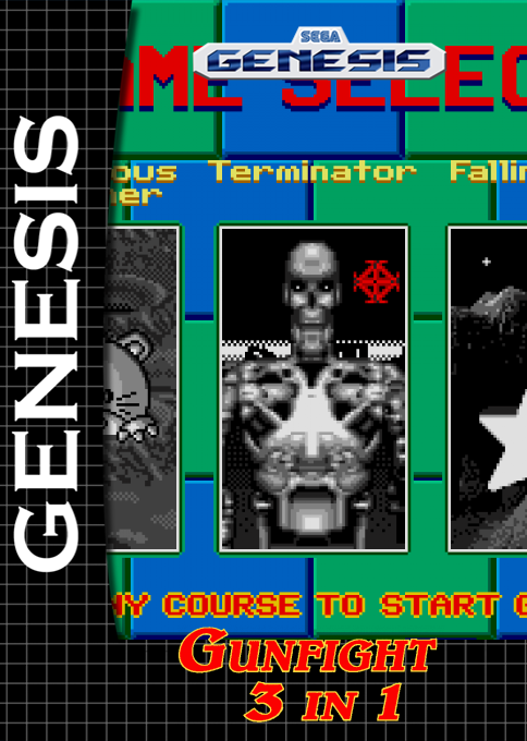 Gunfight 3 in 1 — box-2D (SS)