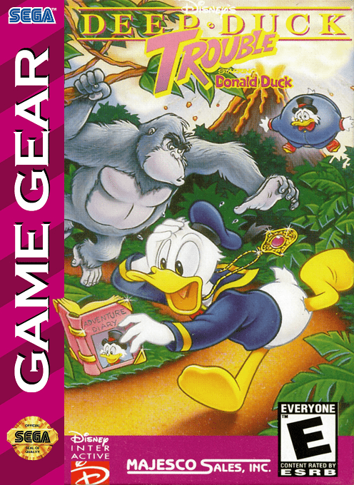 Deep Duck Trouble Starring Donald Duck box art