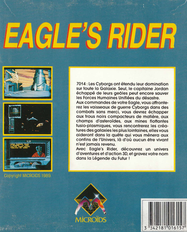 Eagle's Rider — box-2D-back (FR)
