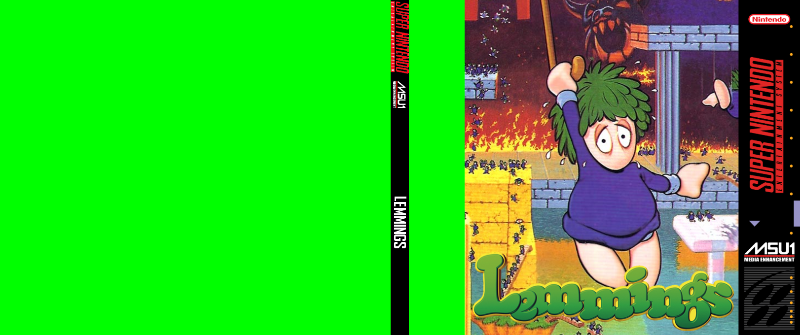 Lemmings — box-texture (US)