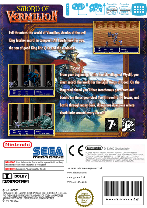 Sword Of Vermilion — box-2D-back (EU)