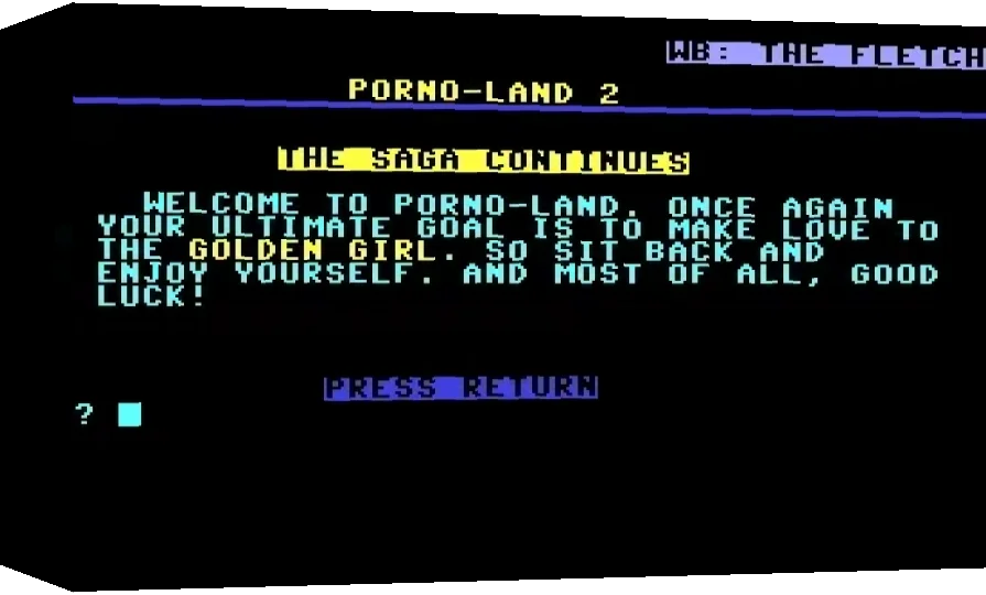 Porno-Land II : The Saga Continues — box-3D (WOR)
