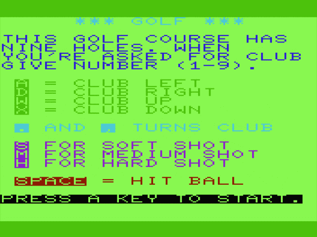 Golf — sstitle (WOR)