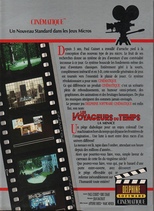 Future Wars - Time Travellers — box-2D-back (FR)