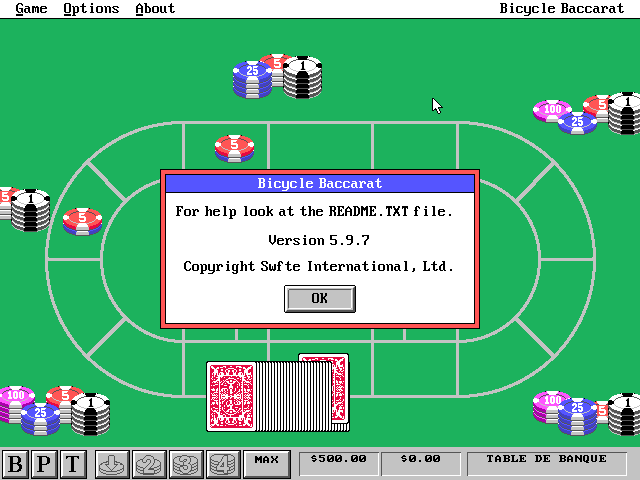 Bicycle Baccarat — sstitle (WOR)