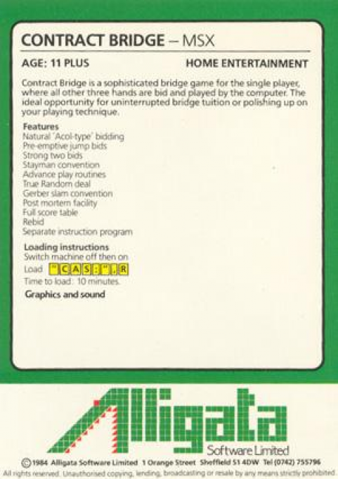 Contract Bridge — box-2D-back (EU)