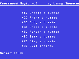Crossword Magic 4.0 — ss (WOR)