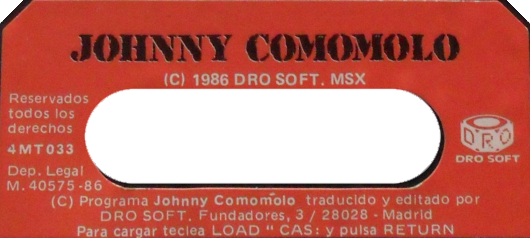 Johny Comomolo In 3-2-1 Fire — support-texture (SP)