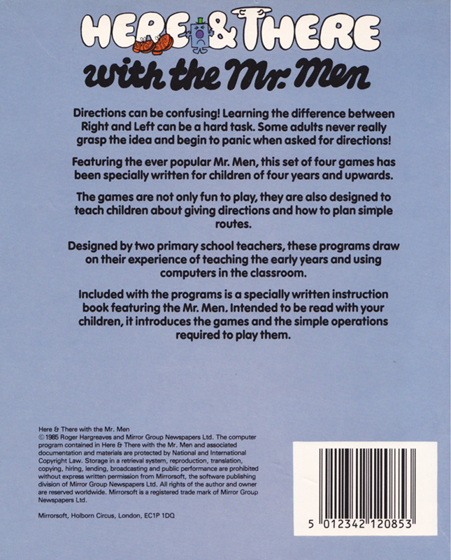 Here And There With The Mr. Men — box-2D-back (EU)