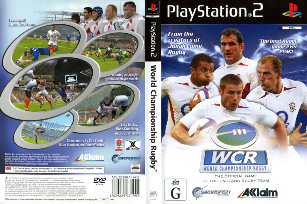 WCR - World Championship Rugby — box-texture (AU)