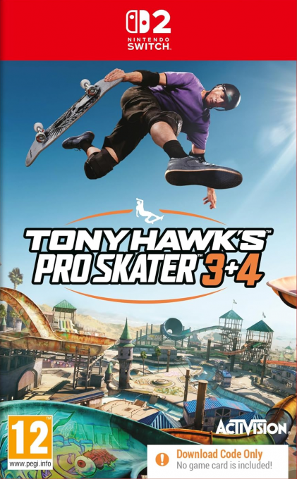 Tony Hawk's Pro Skater 3+4 box art
