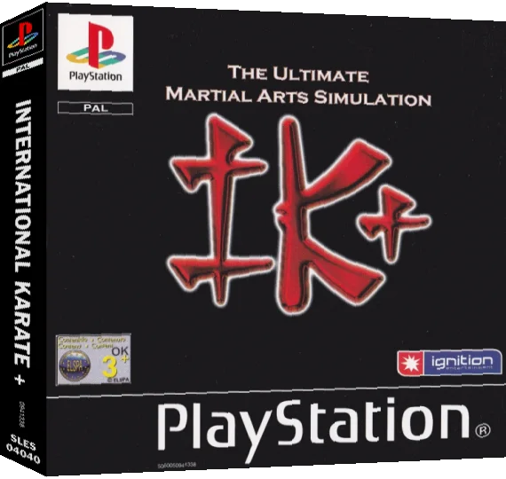 International Karate + — box-3D (EU)