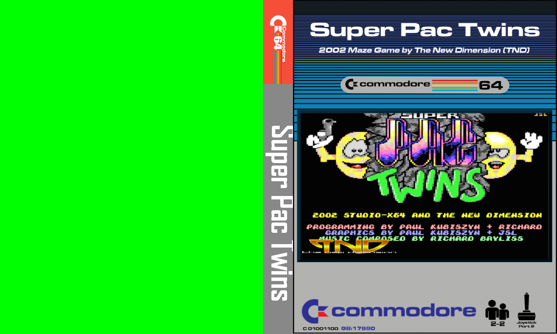 Super Pac Twins — box-texture (CUS)