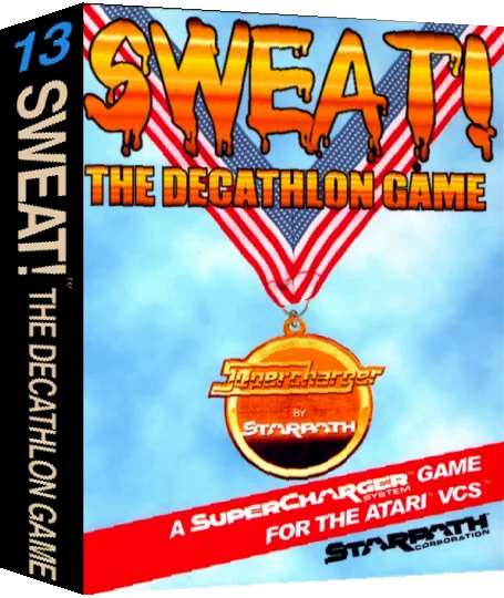 Sweat! The Decathlon Game — box-3D (US)