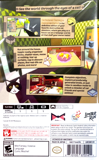 Catlateral Damage Remeowstered — box-2D-back (US)