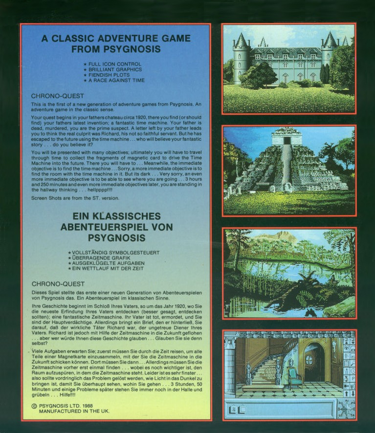 Chrono Quest — box-2D-back (WOR)