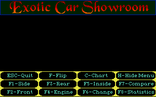Exotic Car Showroom box art