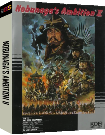 Nobunaga's Ambition 2 — box-3D (US)