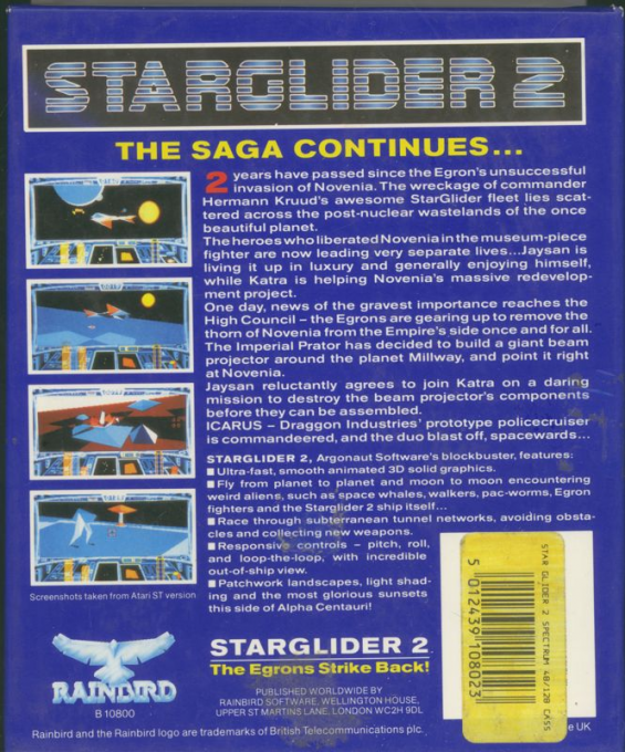 Starglider 2 — box-2D-back (EU)