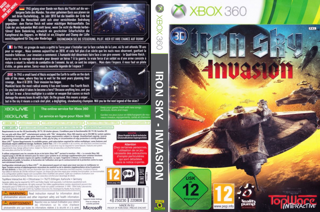 Iron Sky - Invasion — box-texture (DE)