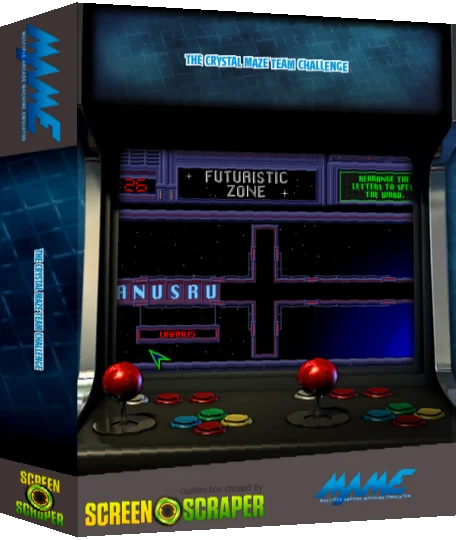 Crystal Maze Team Challenge, The — box-3D (SS)