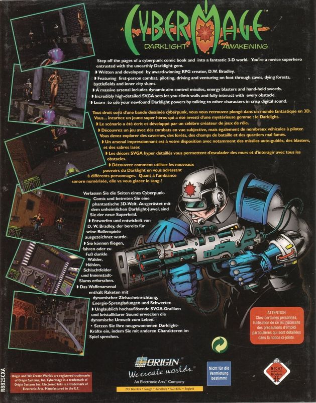 Cybermage - Darklight Awakening — box-2D-back (EU)