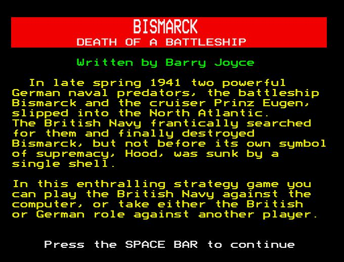 Bismarck - Death of a Battleship — sstitle (WOR)