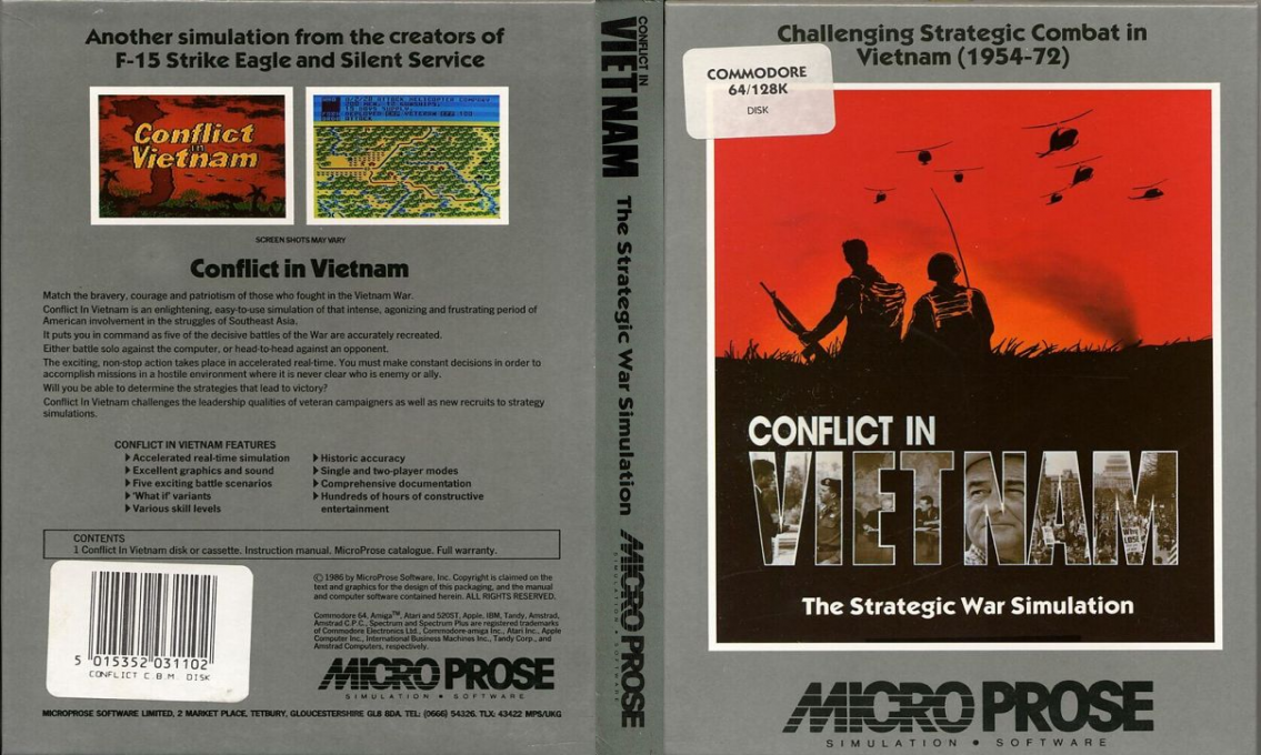 Conflict In Vietnam — box-texture (EU)