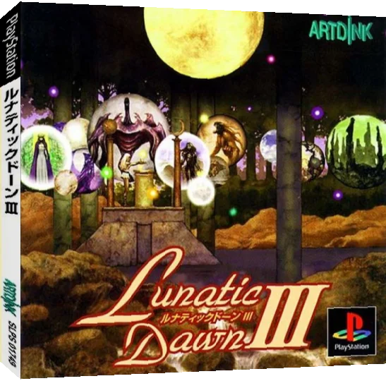 Lunatic Dawn 3 — box-3D (JP)