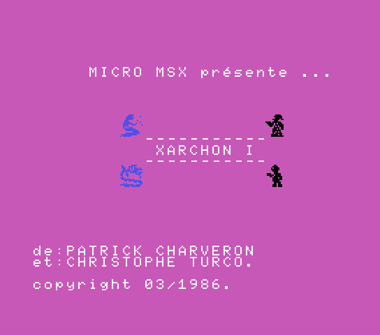 Xarchon I — sstitle (FR)