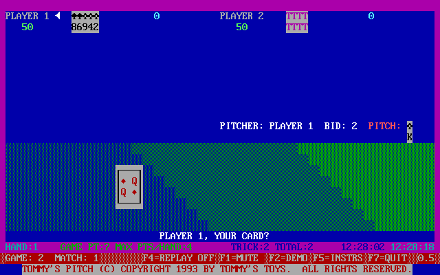 Tommy's Pitch — ss (WOR)