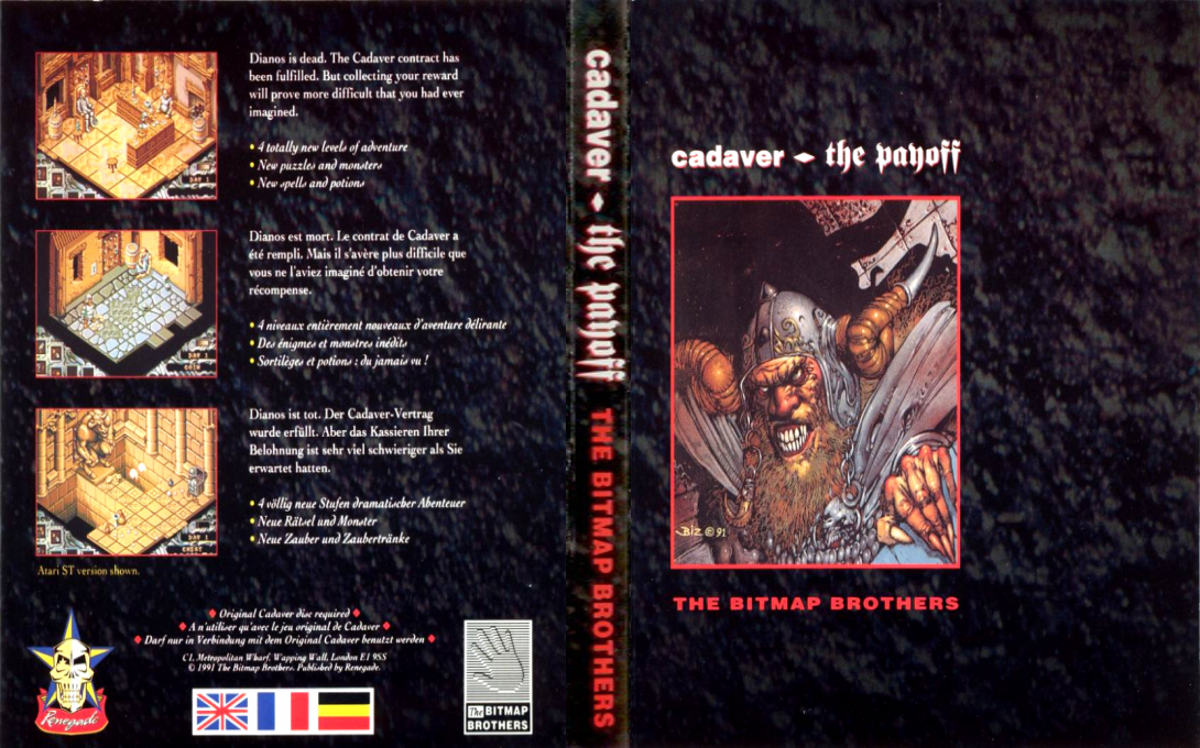 Cadaver - The Payoff — box-texture (EU)